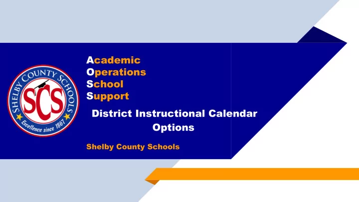 academic operations school support district instructional