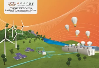 COMPANY PRESENTATION  Credit  it Su  Suisse 19 19 th th Ann  Annual  l As  Asian Investment Conf