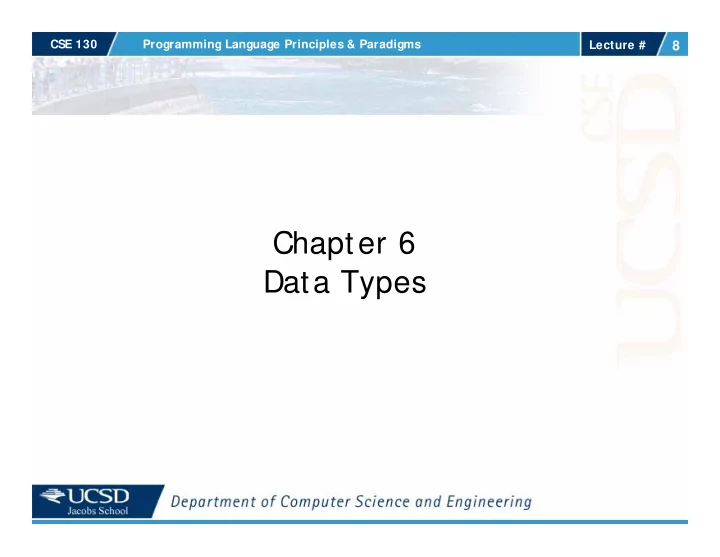 chapter 6 data types