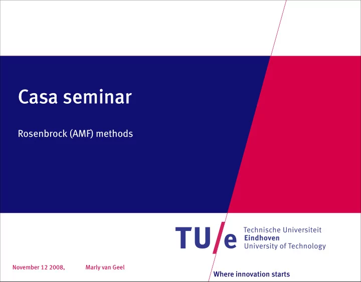 casa seminar