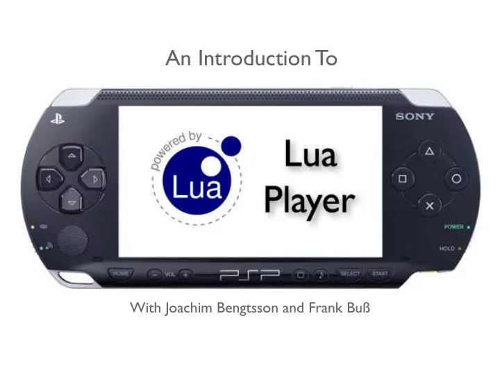 an introduction to