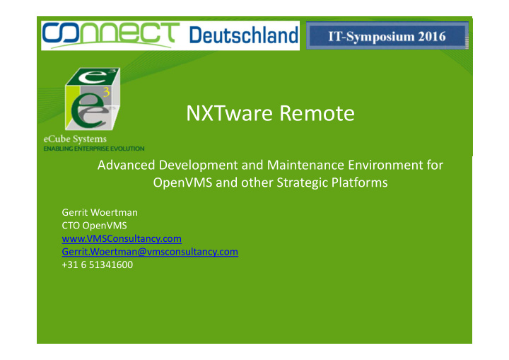 nxtware remote