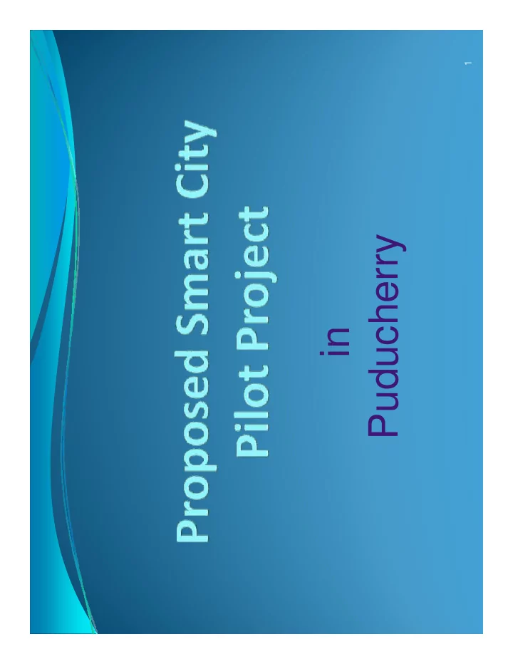 puducherry in introduction to smart grid
