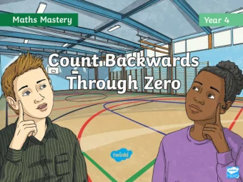 Counting Backwards  Fatima counts backwards from 10:  -4  -3  -2  -1  0  1  2  3  4  5  6  7  8  9