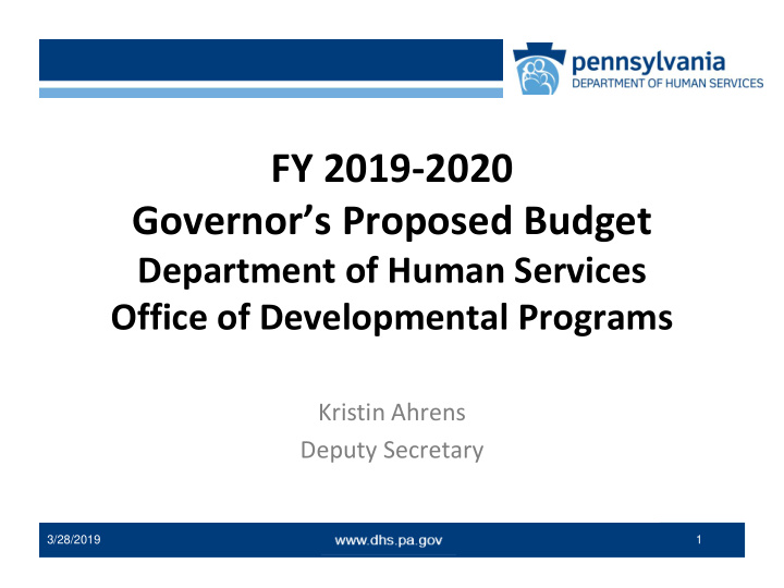 fy 2019 2020 governor s proposed budget