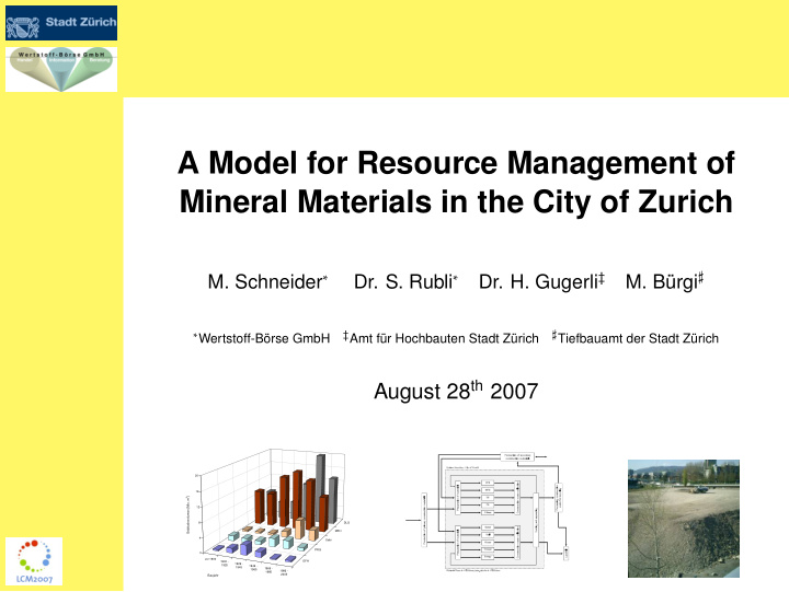 a model for resource management of