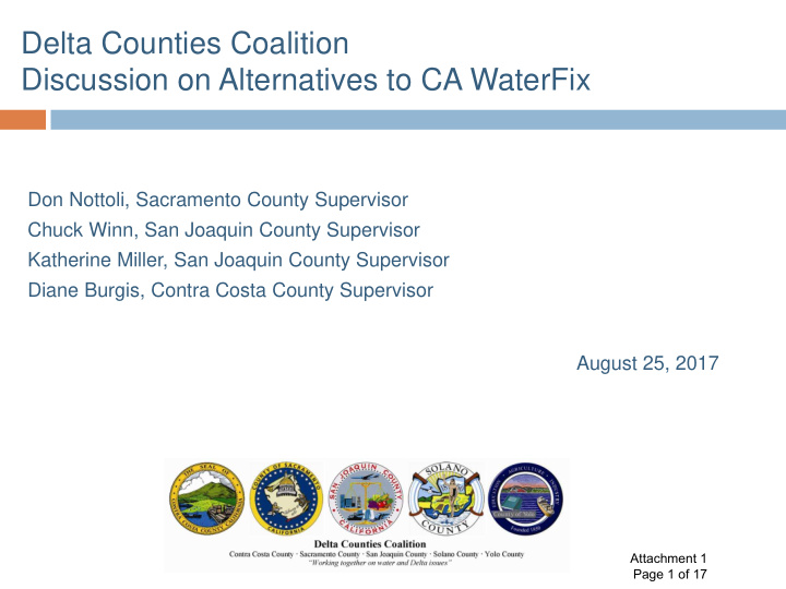 delta counties coalition discussion on alternatives to ca