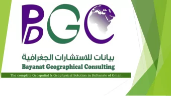 The complete Geospatial &amp; Geophysical Solution in Sultanate of Oman  About Us  Bayanat