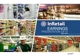 EARNINGS  PRESENTATION Q415  March 2016  2015  1  highlights  2015 financial  2  results