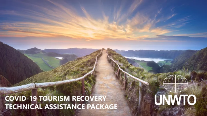 covid 19 tourism recovery technical assistance package