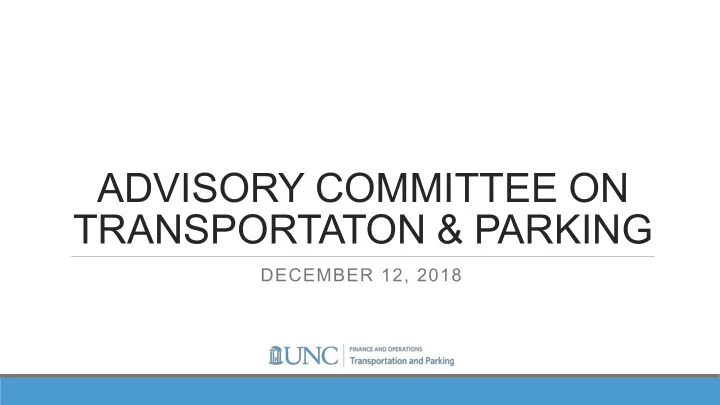 advisory committee on