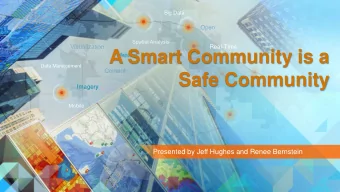 Safe Community  Imagery  Mobile  Presented by Jeff Hughes and Renee Bernstein  Data Fraud  Failure