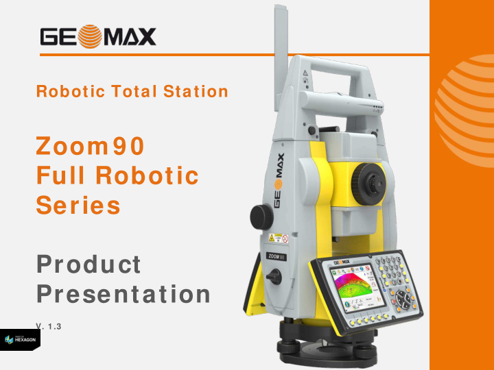 zoom 9 0 full robotic series product presentation