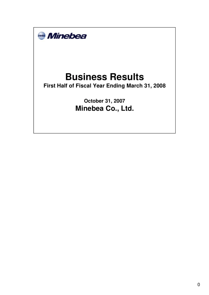 business results