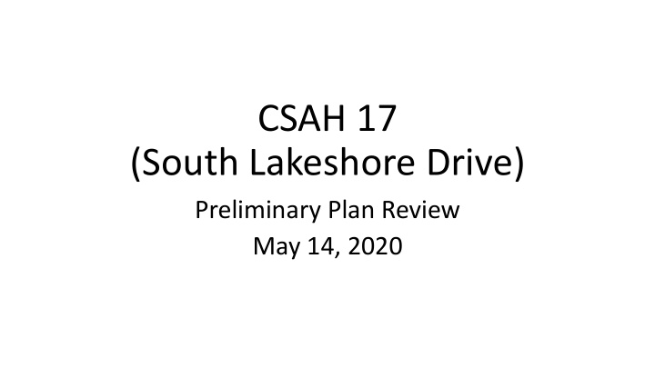 csah 17 south lakeshore drive