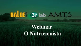 Webinar  O Nutricionista  9 maro 19:00  (toda segunda quarta feira do ms) Dr. Sally Flis