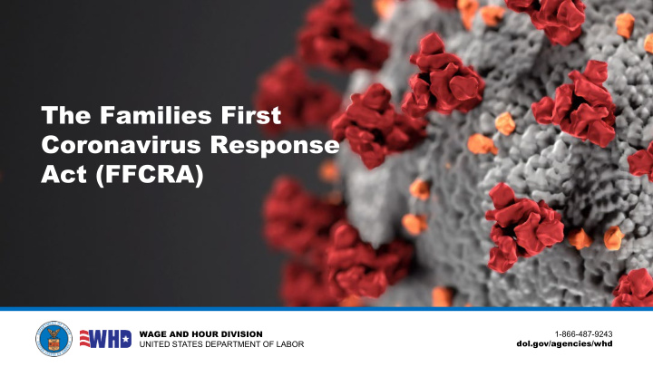 the families first coronavirus response act ffcra