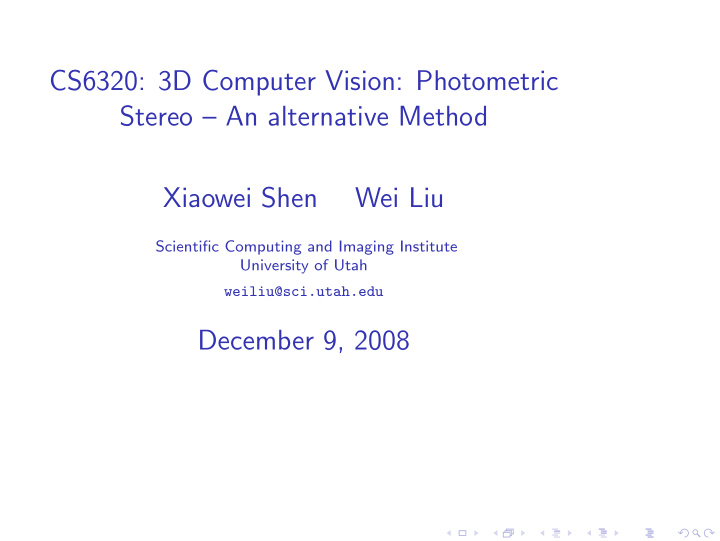 cs6320 3d computer vision photometric stereo an