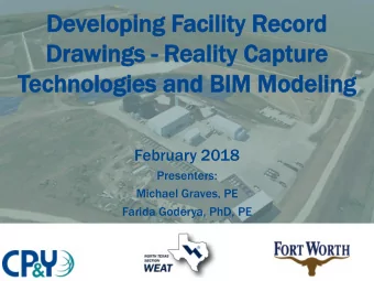 Dr  Drawings  wings - Real  ality  ity Capt  apture  ure  Technologie  nologies  s an  and  d BIM