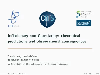 Inflationary non-Gaussianity: theoretical  predictions and observational consequences  Gabriel