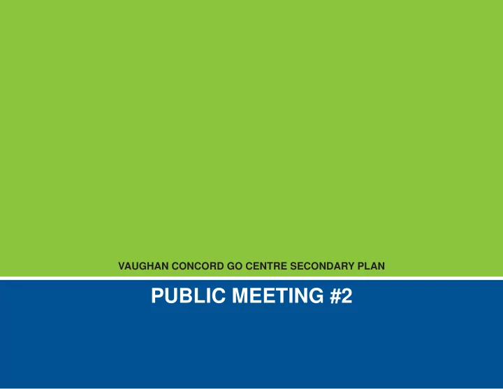 public meeting 2