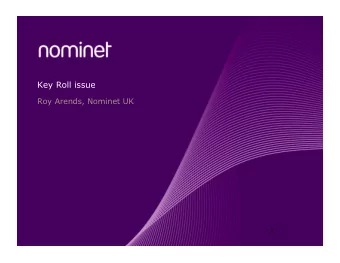 Key Roll issue  Roy Arends, Nominet UK  1   September 10th 19:38:11  2  2  kernel panic  This