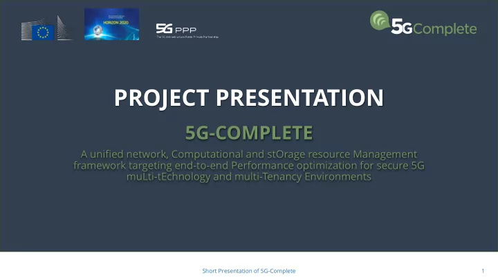 project presentation