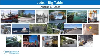 Jobs - Big Table  August 13, 2020  I-81 / I-690 Interchange  2  Community Grid  Changes to