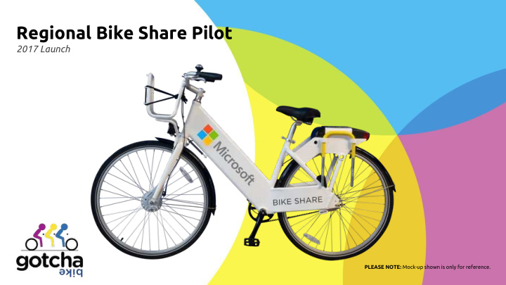 regional bike share pilot