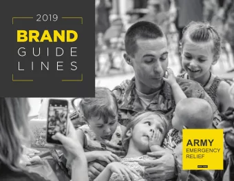 G U I D E  L I N E S  2019  ARMY  EMERGENCY  RELIEF  EST. 1942 AER BRAND GUIDELINES  CONTENTS 02