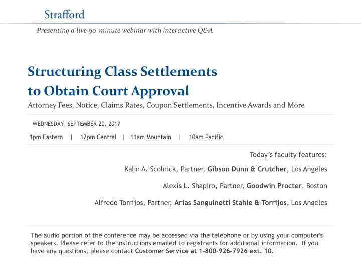 to obtain court approval