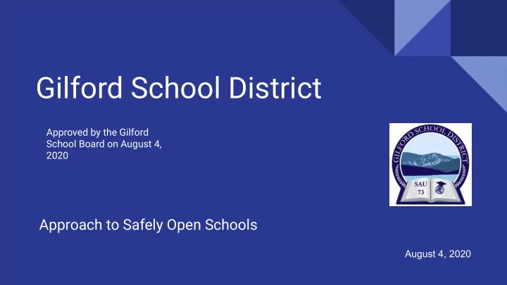 gilford school district