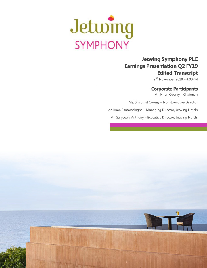 jetwing symphony plc