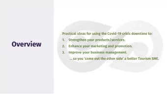 Overview  2.  Enhance your marketing and promotion.  3.  Improve your business management.   so