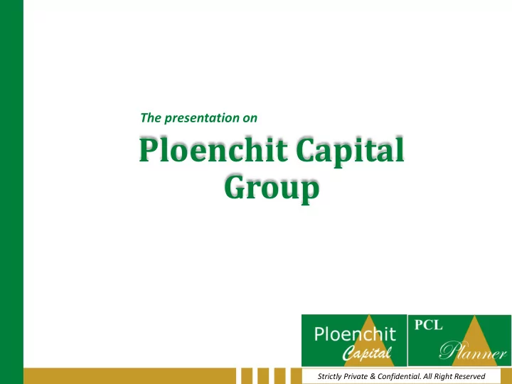 ploenchit capital group