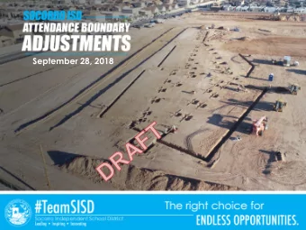 September 28, 2018  Pebble Hills Feeder  Elementary #30: 2019-2020  Elementary #30  Grade  Count