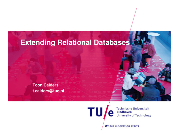 extending relational databases