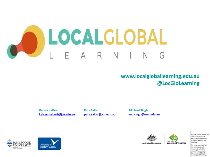 localgloballearning edu au locglolearning