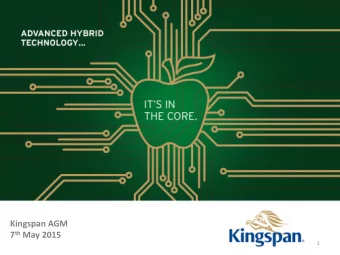 7 th May 2015  1  Disclaimer  Confidentiality  This document, together with all information