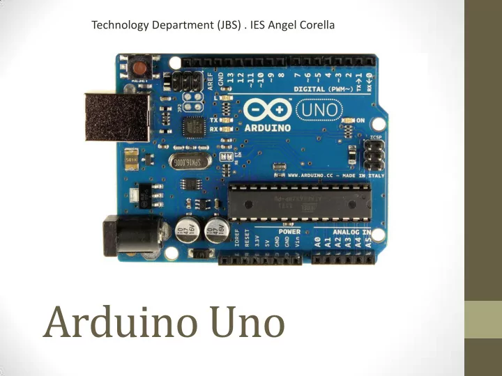 arduino uno introduction