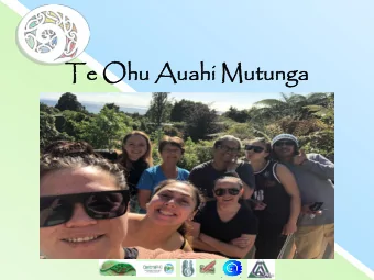 Te  e Ohu  hu Au  Auahi  hi Mutunga  nga  M M  Pango, M  Whero, Ka oti te mahi  TOA TOAM Regi
