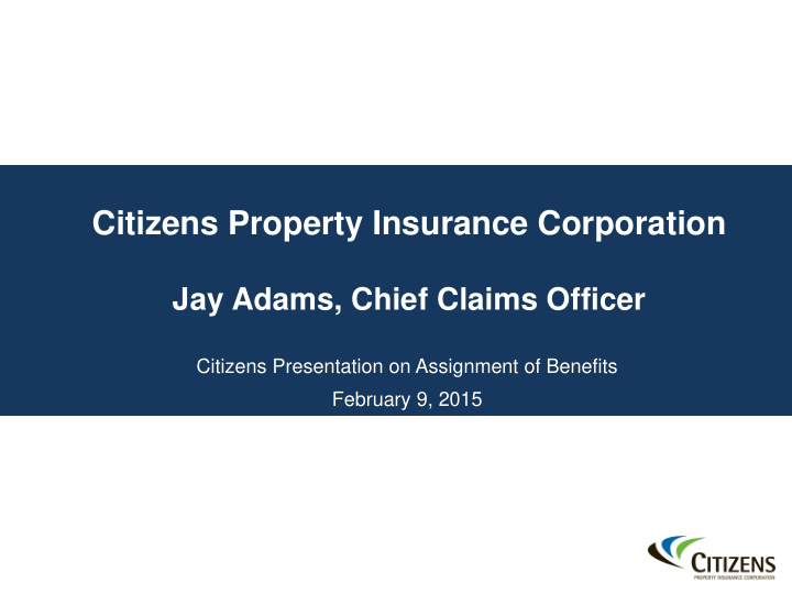 citizens property insurance corporation