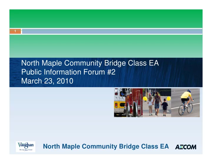 north maple community bridge class ea public information