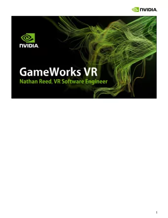 To set the stage, first I want to mention a few ways that virtual reality rendering differs