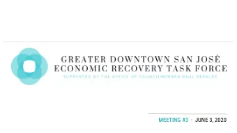 MEETING #3   JUNE 3, 2020  THANK YOU FOR JOINING US TODAY.  ALL PARTICIPANTS WILL BE GIVEN AN