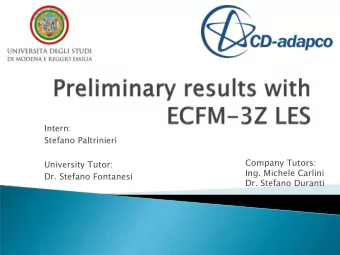 Company Tutors:  University Tutor:  Ing. Michele Carlini  Dr. Stefano Fontanesi  Dr. Stefano