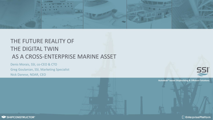 as a cross enterprise marine asset
