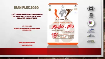 IRA  RAN PL  PLEX  EX 20  2020  20 TH INTER  19 19 TH  INTERNATION  TIONAL  AL EX  EXHIBI  HIBITION