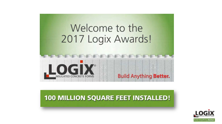 the 2017 logix awards is sponsored by