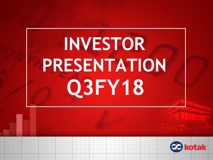 q3fy18 consolidated highlights q3fy18